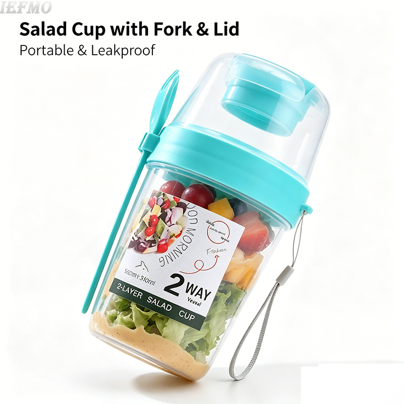 Meal Prep Weight Loss - Juego de recipientes para ensalada portátiles