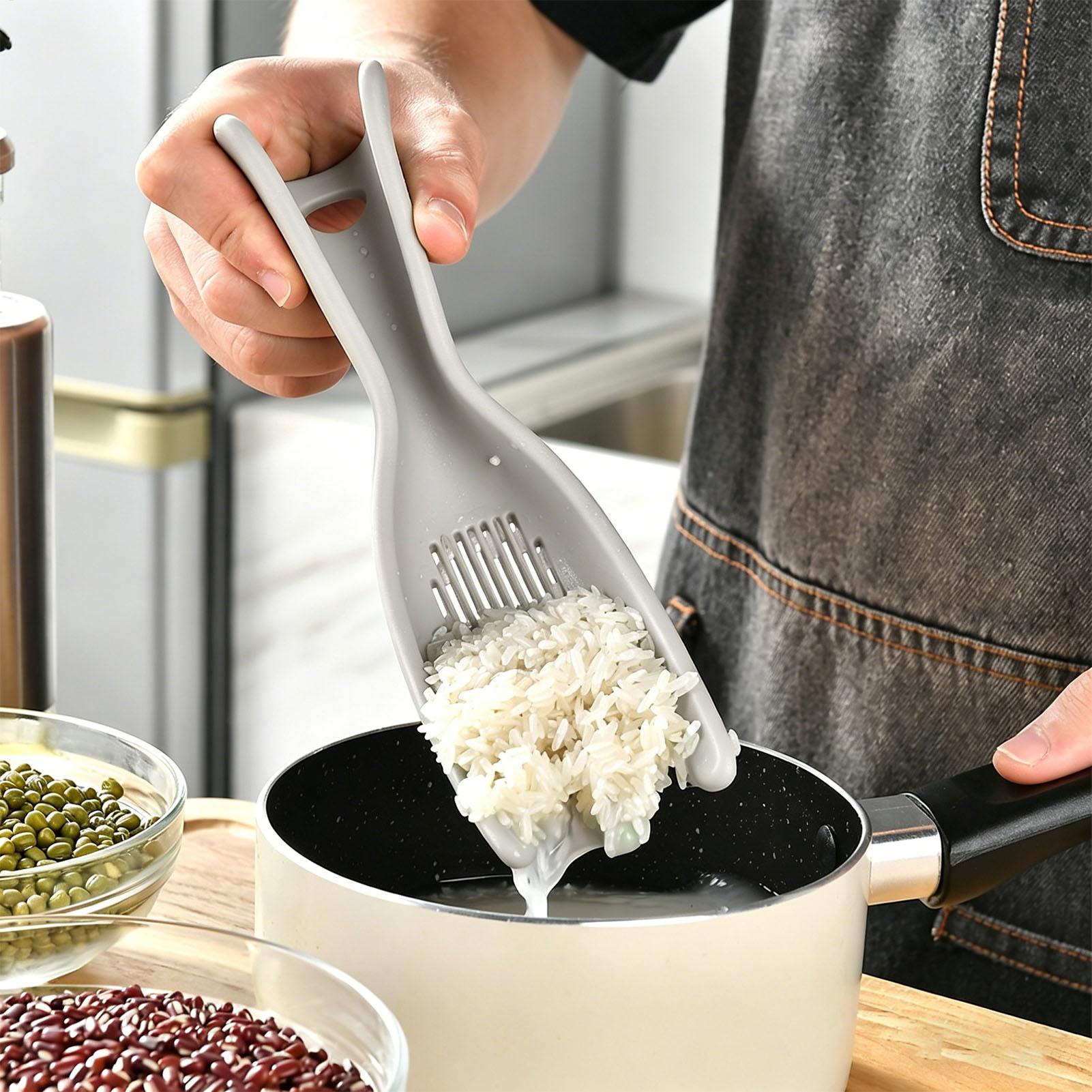 Meal Prep With Rice - Colador de Arroz de Silicona Multifuncional,