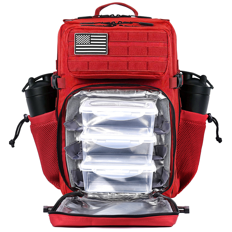 Meal Prep Gym - Mochila Táctica Impermeable de 45L para