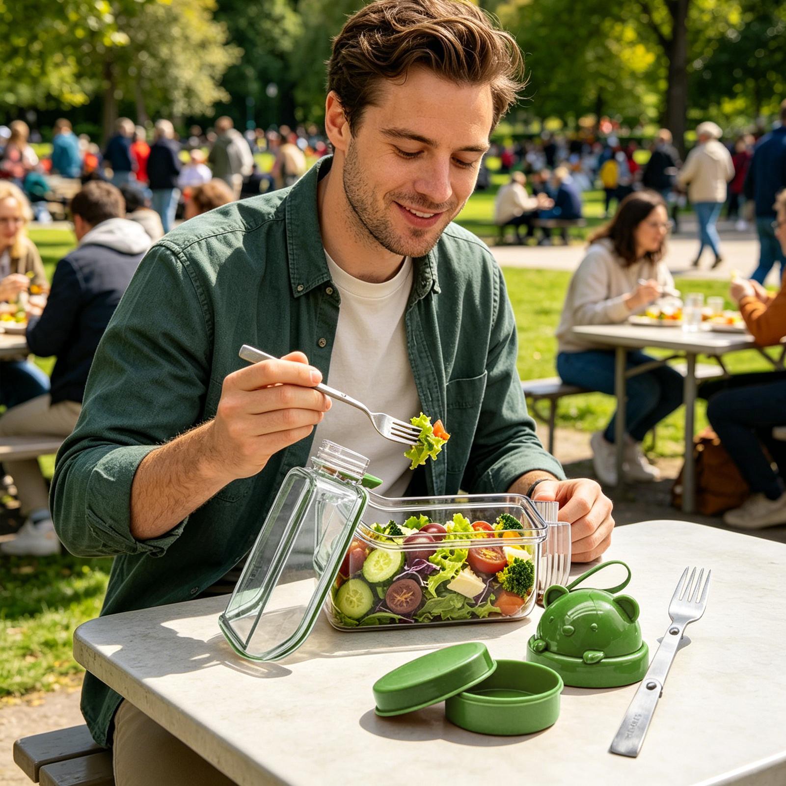 Recipientes para ensalada, org - Meal Prep Gym reseña y precio