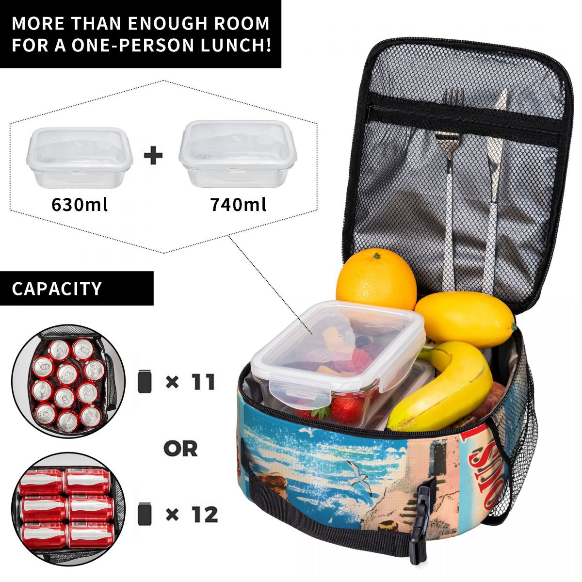Bolsa de almuerzo de neopreno  - Meal Prep Weight Loss reseña y precio