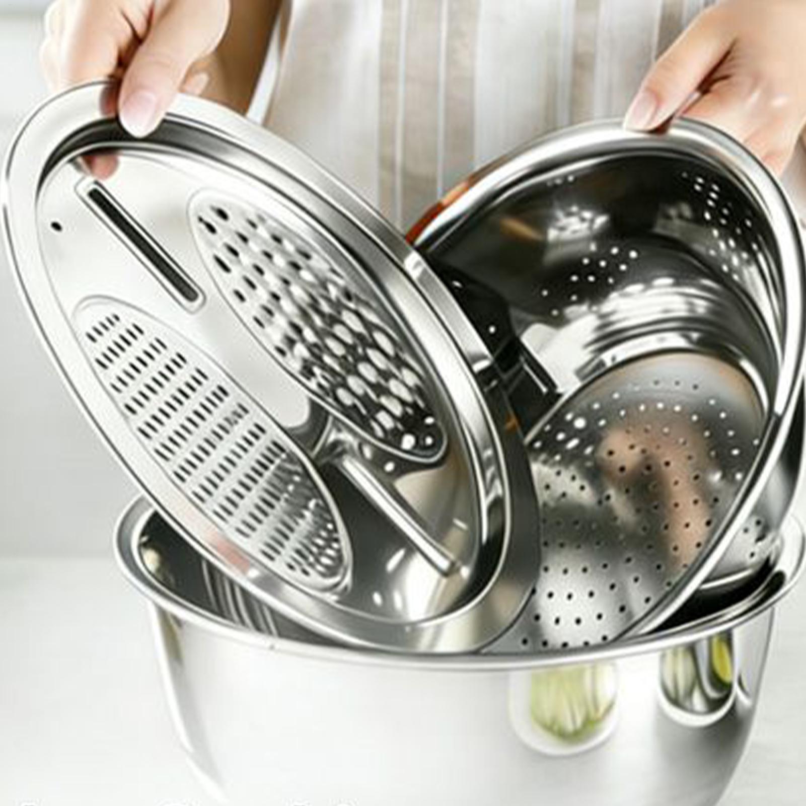 Cesta Coladora de Acero Inoxid - Meal Prep With Rice reseña y precio