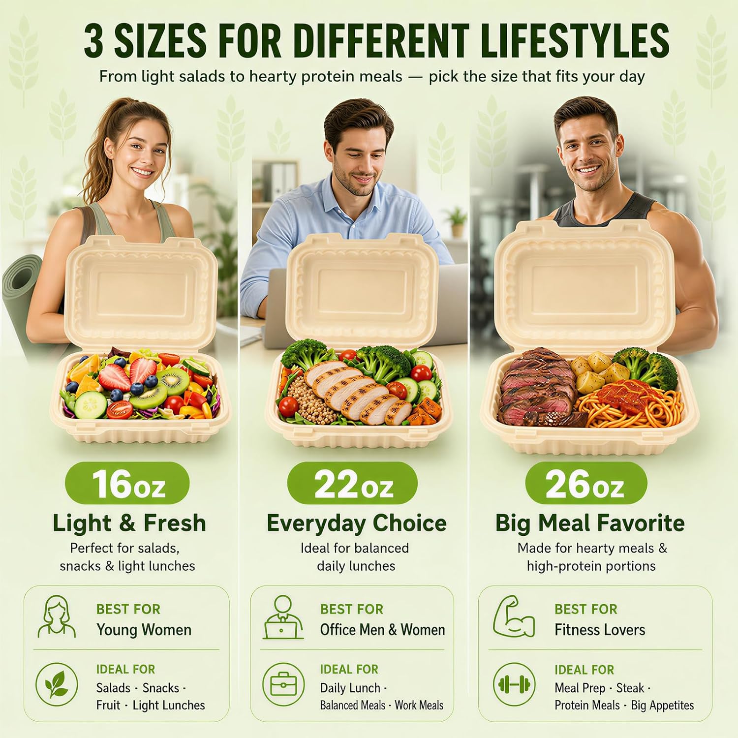 Paquete de 50 Contenedores Des - Meal Prep With Rice reseña y precio