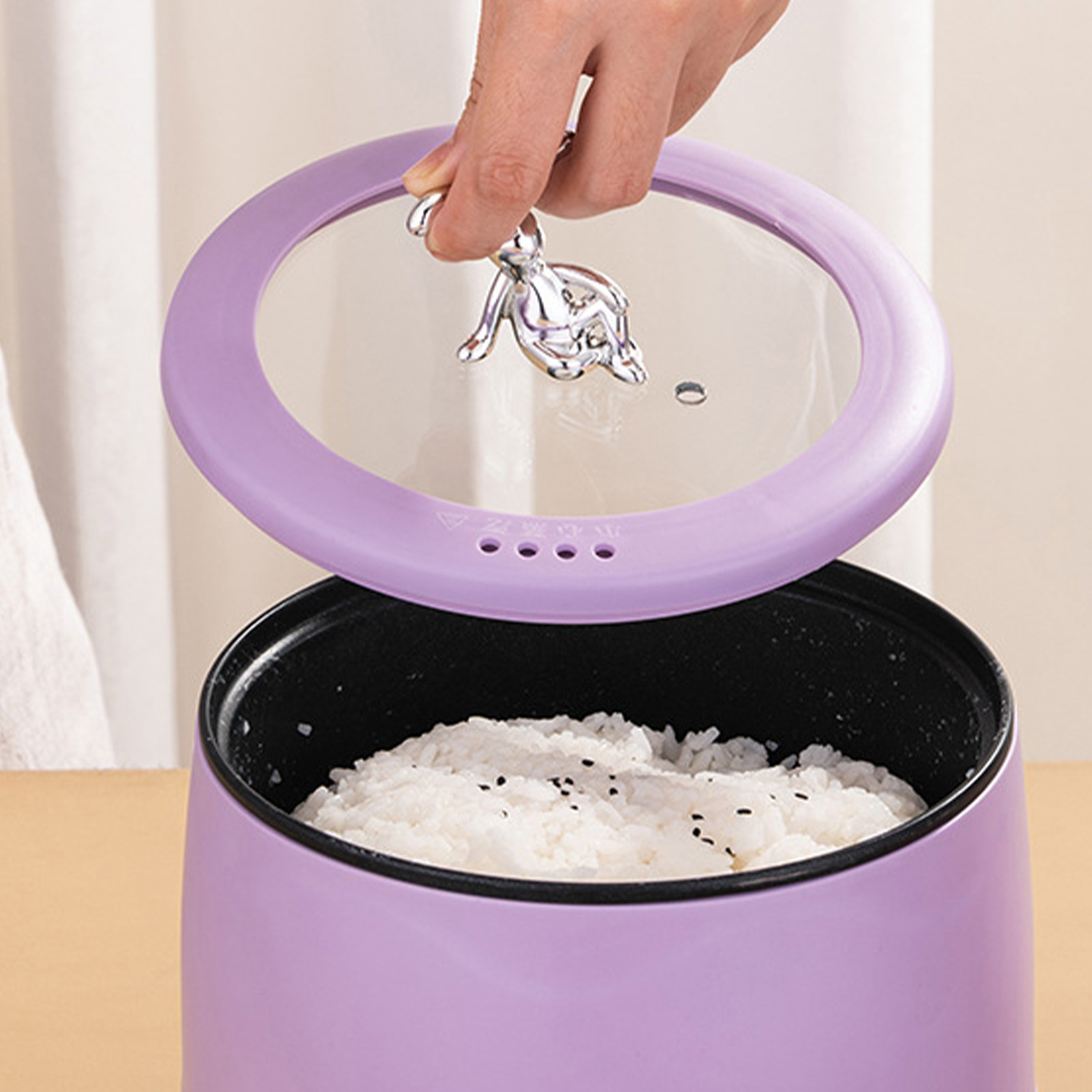 Mini olla arrocera eléctrica i - Meal Prep With Rice reseña y precio