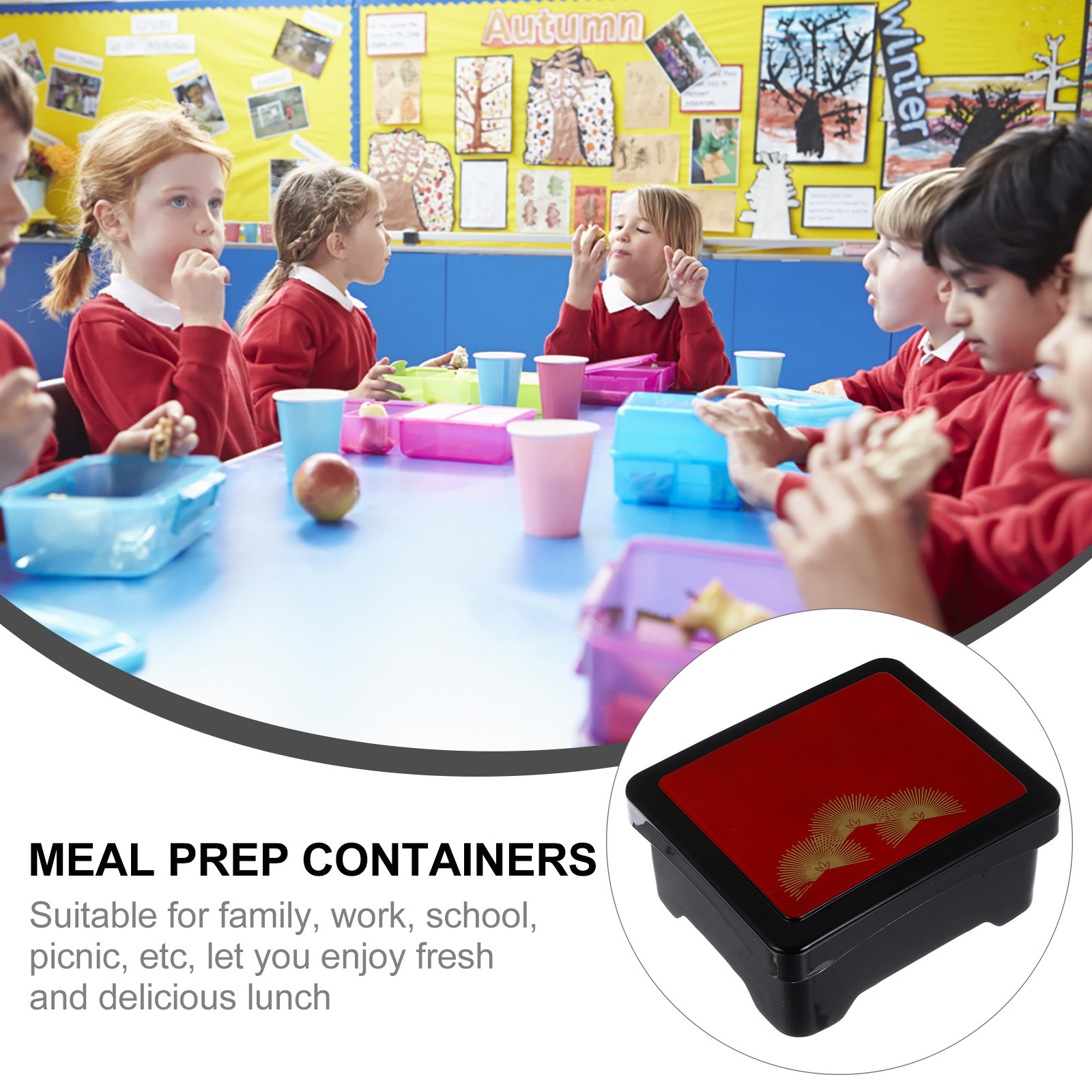 1 Lonchera Bento Reutilizable  - Meal Prep With Rice reseña y precio