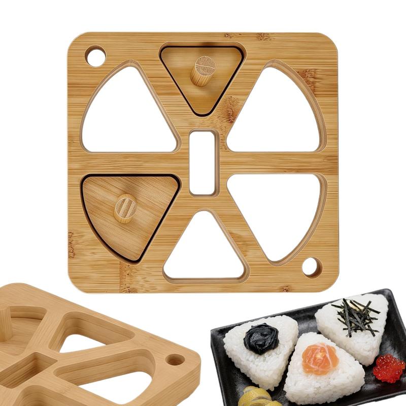 Molde de madera para Onigiri ( - Meal Prep With Rice reseña y precio