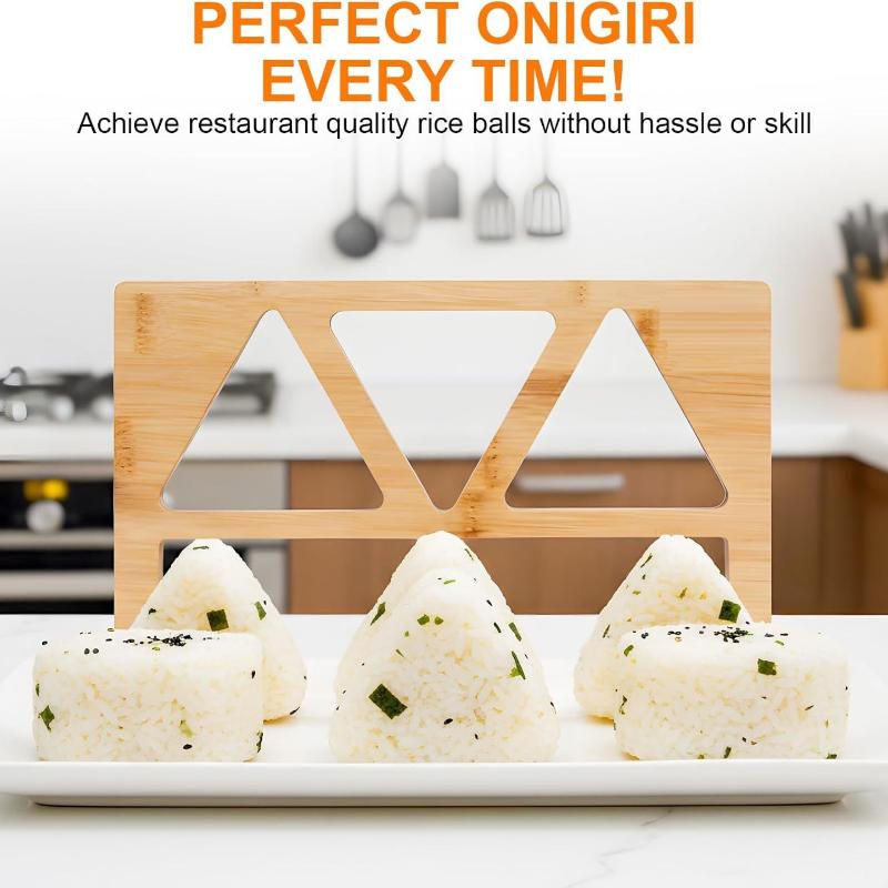 Molde de madera para Onigiri ( - Meal Prep With Rice reseña y precio