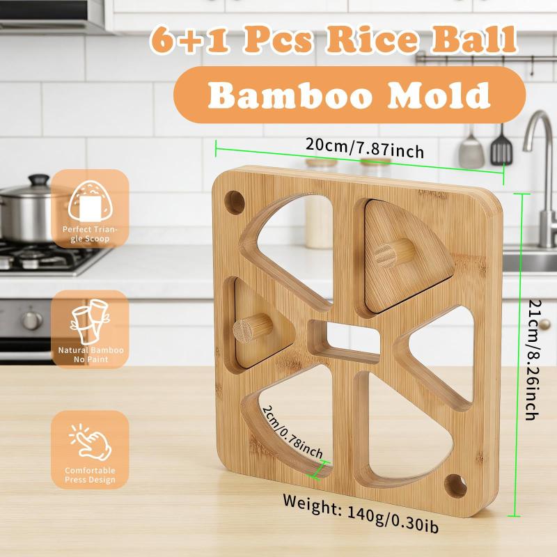 Molde de madera para Onigiri ( - Meal Prep With Rice reseña y precio
